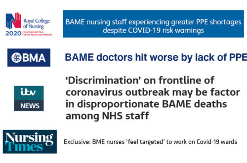 Institutional racism in the NHS articles