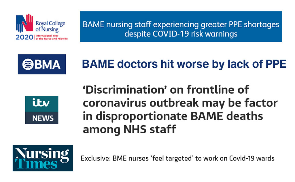 Institutional racism in the NHS articles